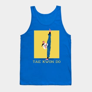 Tae Kwon Do - Girl Kicking Tank Top